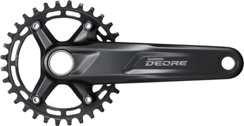 Shimano Deore M5100 170mm 30T Bicycle Crankset for 10/11-Speed, Chain Line 52mm