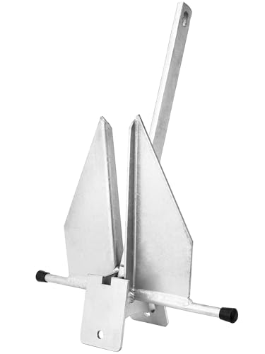 Young Marine 13lb Fluke Boat Anchor for 20-32ft Boats - Durable, Easy Storage