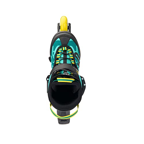 Kids Adjustable Inline Skates for Girls, 5-Size Fit, Green - Marlee Pro