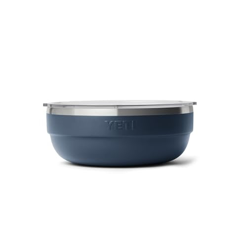 YETI Rambler Low Bowl 3.6 Qt Navy Vacuum Insulated Stainless Steel