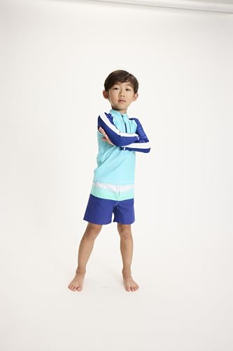 Gymboree Baby Boys Toddler Long Sleeve Rashguard Blue Radiance 8
