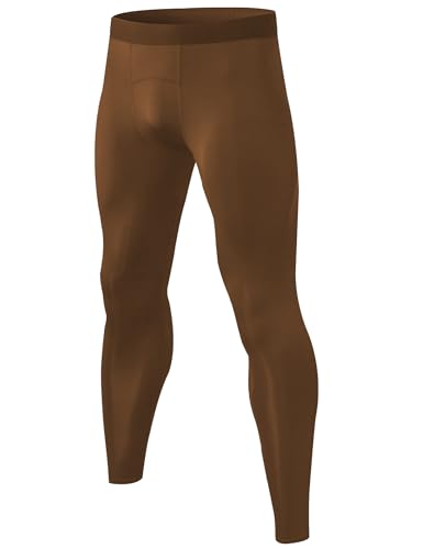 Men's Athletic Compression Leggings - Sports Baselayer Pants