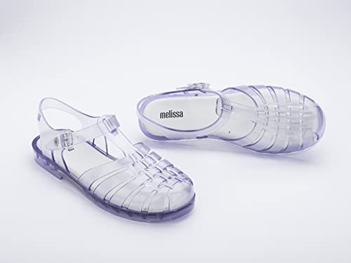 Melissa Possession Jelly Sandals for Women - Clear 13 / Adjustable Strap
