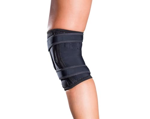DonJoy Tru-Pull Lite Knee Brace for Patella Dislocations, Medium, Right Leg