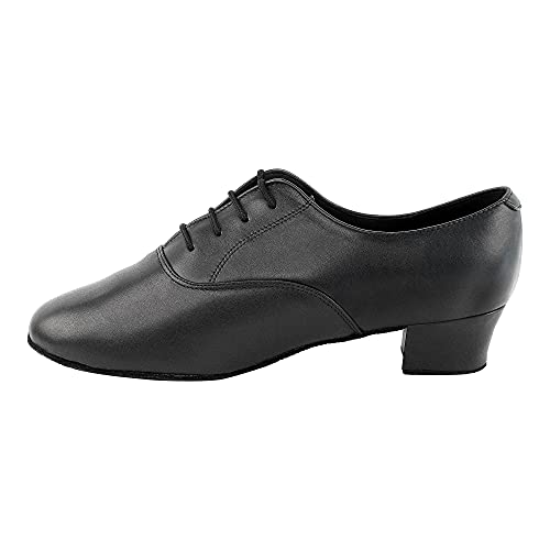 Very Fine Men's Latin Rhythm Salsa Swing Shoes Black 9.5 - Classic Dance Footwear