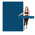 Foldable Yoga Mat XL 72 x 24 Inches - Ocean Depths + Poinciana Variation