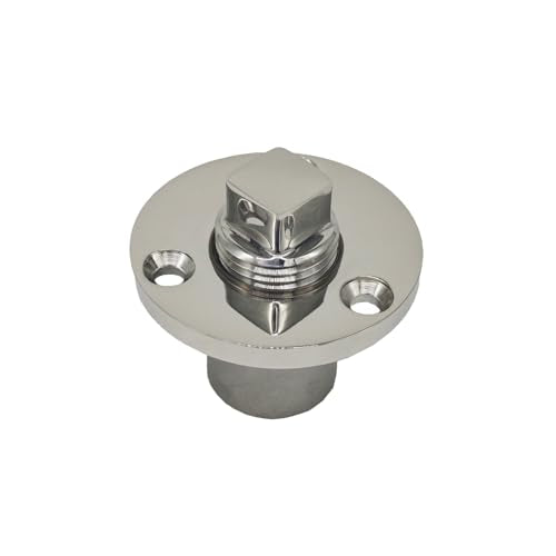 Marine Boat Drain Plug Kit for 1 Inch Hole - Vent & Drain Fitting