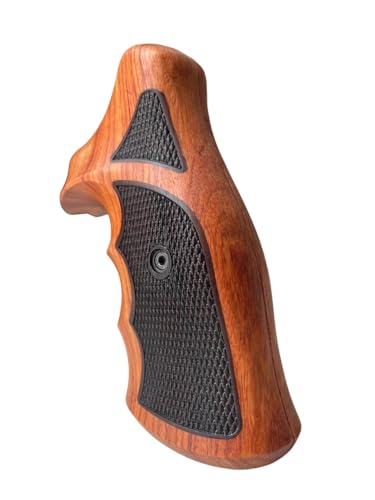Hardwood Gun Grip Set for Square Butt Frames – Thai Handmade Paduak Wood