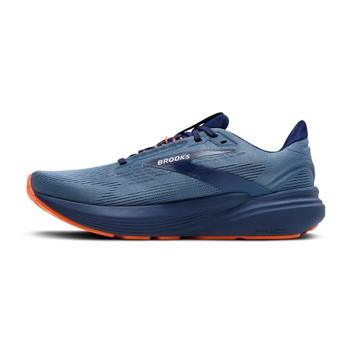 Brooks Men’s Revel 8 Running Shoe - Blue/Blue/Orange, Size 9