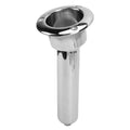 Heavy Duty Stainless Steel Fish Rod Holder 15° Flush Mount Boat Cup Holder