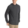 Free Fly Men's Flex Hoodie Medium Black Sand - Comfortable Athletic Wear