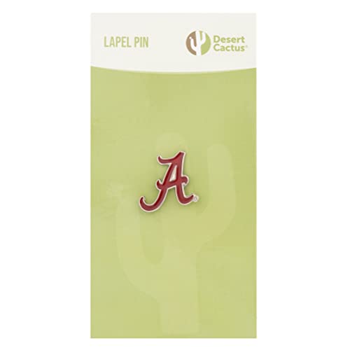 University of Alabama Desert Cactus Metal Lapel Pin with Enamel Finish