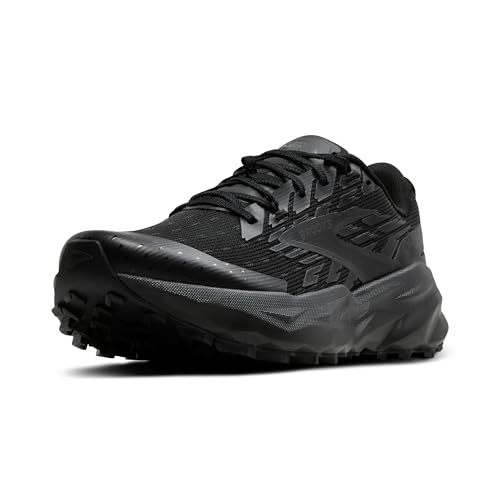 Brooks Men’s Cascadia 19 Mountain Trail Running Shoes - 10.5 Black/Black
