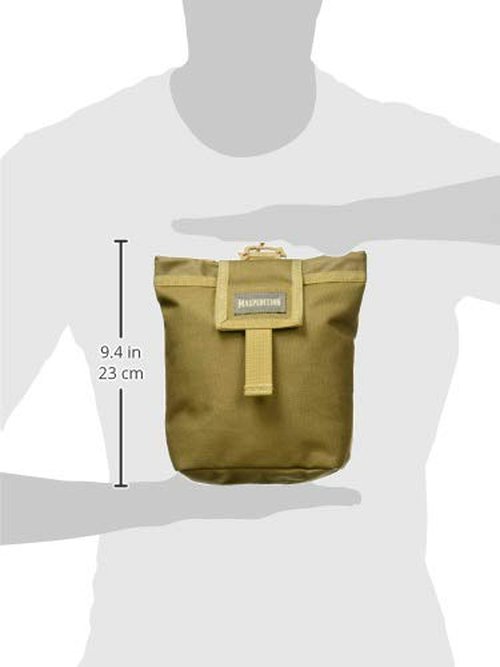Maxpedition Rollypoly Folding Dump Pouch (Khaki) 3.5"x2"x3"