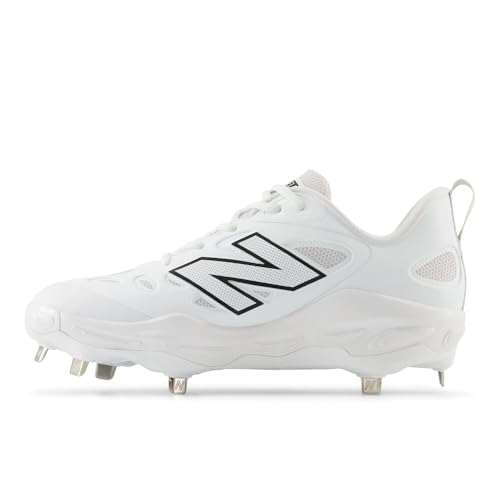 New Balance Women's Fresh Foam X Velo V4 Softball Cleats 6.5 White/Black