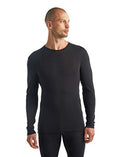 Icebreaker Men's 175 Merino Long Sleeve Crew Shirt X-Large Black