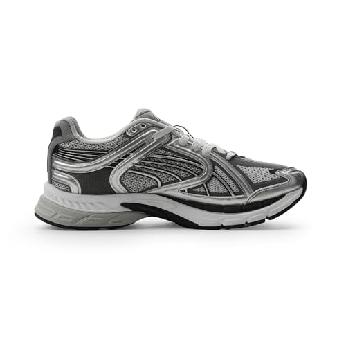 PUMA Skyjet Prisco Men's Sneakers Gray Silver Size 8.5 - Mesh & Metallic Design