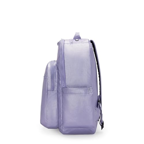 Kipling Women's Seoul Gm Backpack Medium Amethyst Aura Metallic