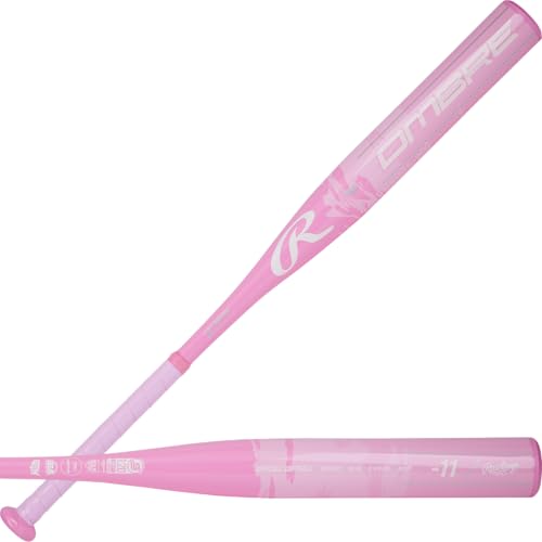 Rawlings Pink Ombre Fastpitch Softball Bat -11 Drop 28 Inch Aluminum