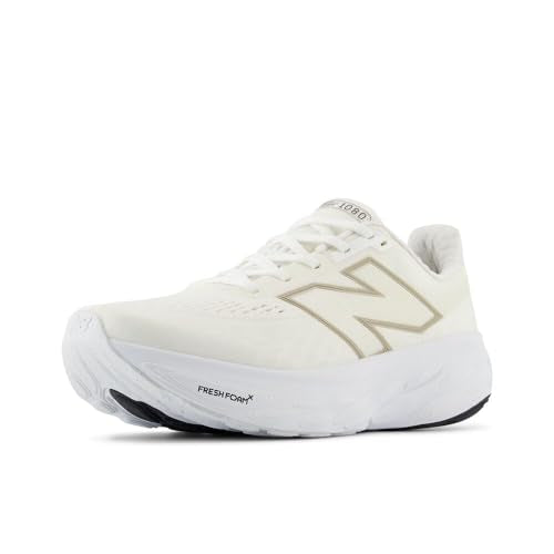 Women’s New Balance Fresh Foam X 1080 V14 Running Shoes - 10.5, White & Gold