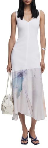 Desigual Women's DITA Vest Small White - Fashionable Outerwear for Women