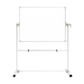 VIZ-PRO Double-Sided Magnetic Mobile Whiteboard, 48 x 36 Inches