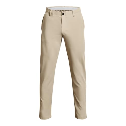 Under Armour Men's Golf Pants 32W x 32L Khaki Base Slim Fit