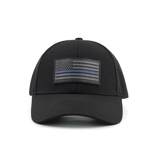 Thin Blue Line, American Flag Baseball Cap, USA Hat, Law Enforcemnt