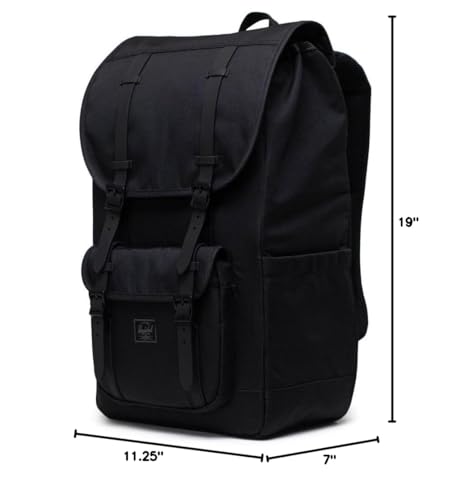Herschel Little America™ Backpack 30L Black Tonal EcoSystem™ Recycled Fabric