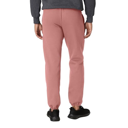 Hanes Men's Sweatpants - Ultimate Cotton Fleece Joggers with Pockets - Medium / Mauve