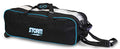 Storm 3-Ball Bowling Travel Tote Case - Black/Blue No Shoes