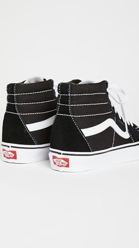 Vans Women's Sk8-Hi Tapered Stackform Sneakers - Black/Black/White, Size 8.5 Women / 7 Men