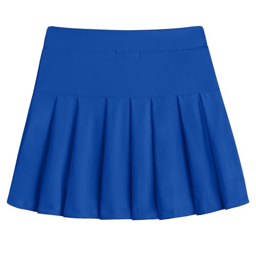 Girls Tennis Skirts with Pockets - Kids Athletic Pleated Golf Skorts