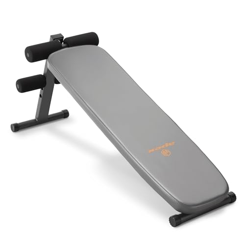 Marcy Charcoal Slant Board Sit Up Bench with Decline Ab Crunch JD-1.2