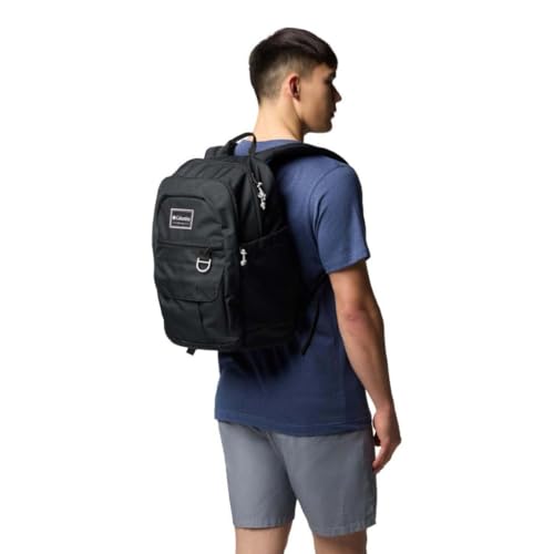 Columbia Unisex Buxton 26L Backpack Black - Padded Laptop & Travel Bag