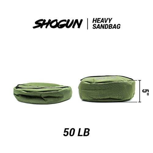 Shogun Sports Heavy Duty 50 LB Adjustable Workout Sandbag - Green, Strength Training Equipment