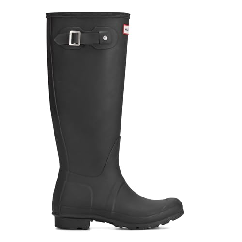 Hunter Women's Original Tall Rain Boots - Black, Size 10 Waterproof Classic