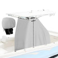 Yexcend 1200D Waterproof T-Top Boat Cover for Center Console, Gray, 69"Lx47"Wx72"H