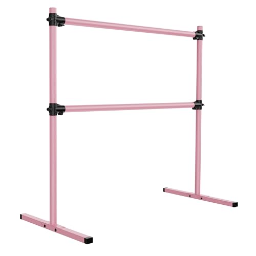 4FT Height Adjustable Freestanding Ballet Barre for Home & Studio Fitness