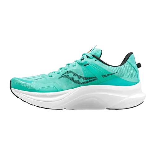 Men's Tempus Sneakers - Coolmint/Zest Size 7.5 - Saucony Running Shoes