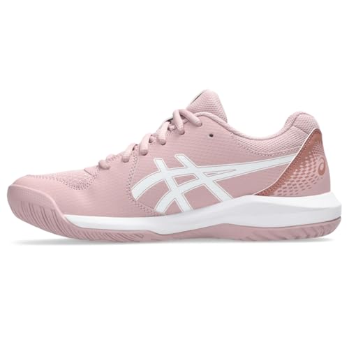 ASICS Women's Gel-Dedicate 8 Tennis Shoes 9 Wide Morganite/White
