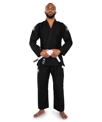 Venum First BJJ Gi - Black, Lightweight & Durable Martial Arts Uniform