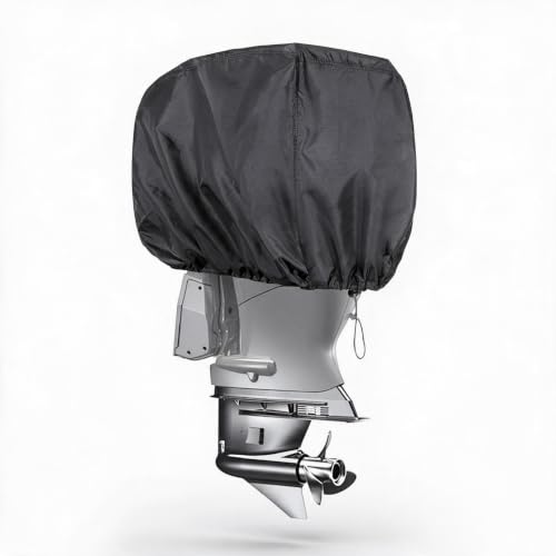 Waterproof Outboard Motor Cover 25-40 HP, Large Size - UV & Cold Resistant