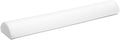 Skiennix White PE Foam Roller - Medium/Firm Half Round Design | 36-Inch Length for Optimal Support