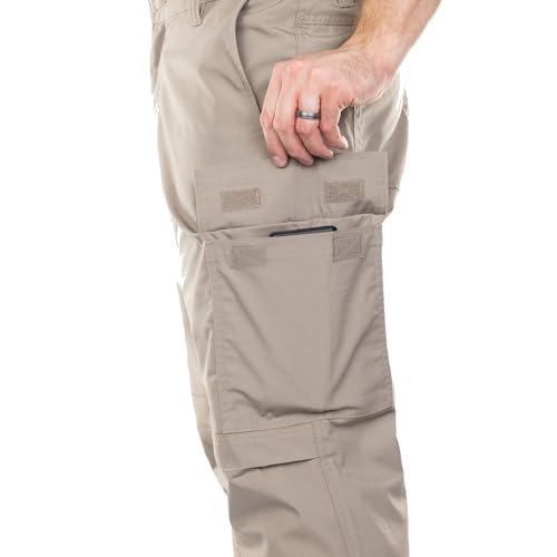 Men's Cargo Tactical Pants - LAPG Core Cargo Pants 48W x 38L Black Regular Fit