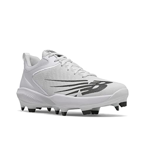New Balance Men's FuelCell 4040 V6 Baseball Cleats White/Black 10.5