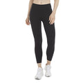 Energy Zone Women's Cotton Stretch 7/8 Leggings with Pockets - Large Deep Black