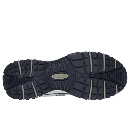 Skechers Men's Energy After Burn Sneakers White/Navy 10.5 Wide