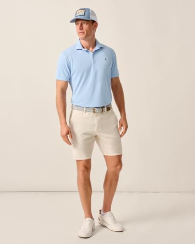 Men's Johnnie-O Stevie Polo Shirt Medium Kona Performance Golf Moisture-Wicking Stretch