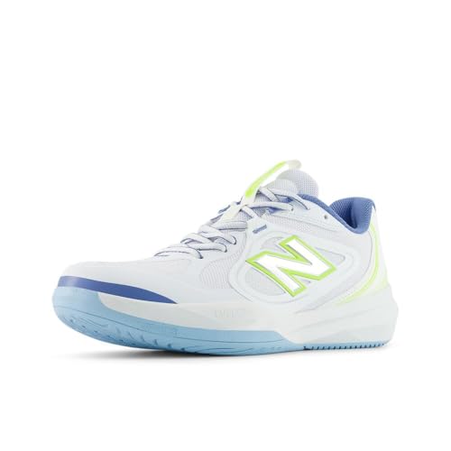 Men's FuelCell 796 V5 Tennis Shoes - White/Alkaline Green, Lightweight & Durable